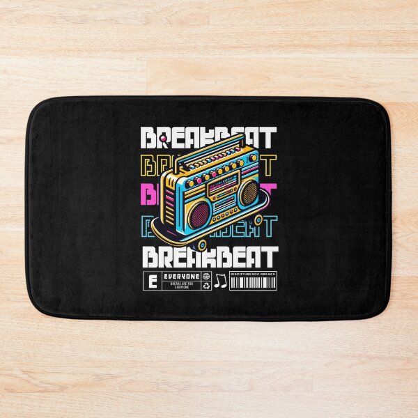 Item preview, BREAKBEAT- Breaks Skate (white)  designed and sold by Discothreadz.