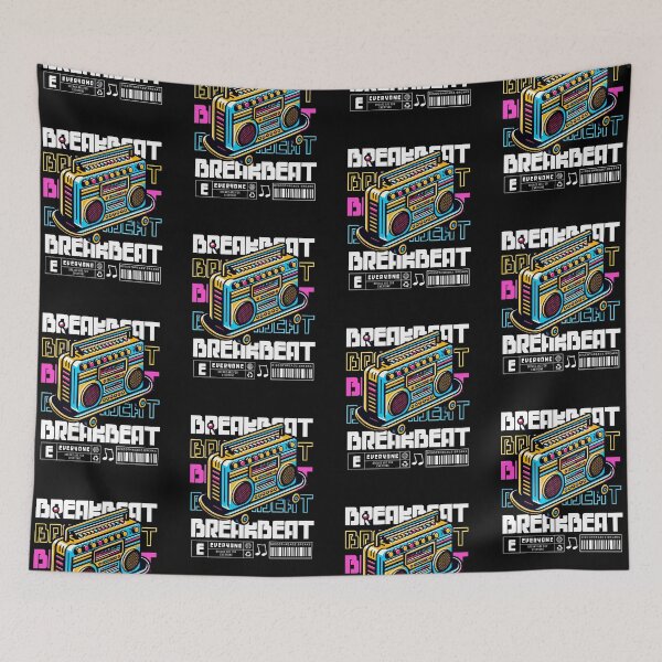 Item preview, BREAKBEAT- Breaks Skate (white)  designed and sold by Discothreadz.