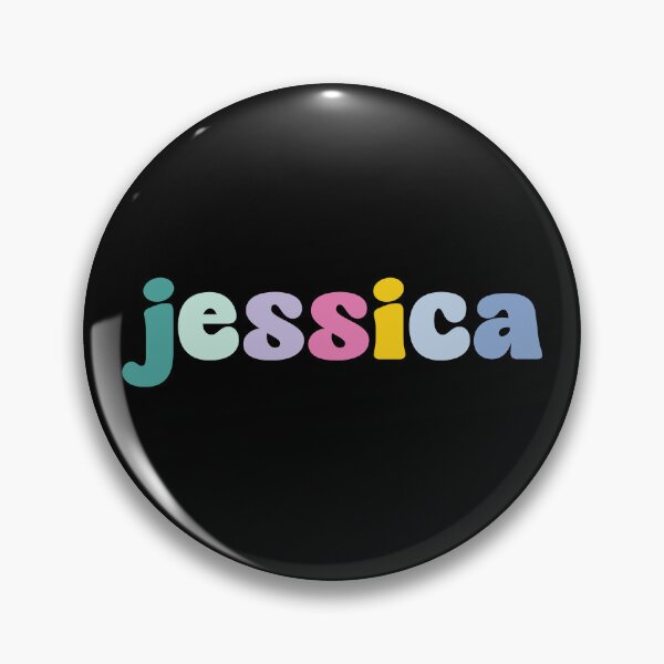 Item preview, Jessica: nombre personalizado en una fuente de bloque colorida designed and sold by To the Lua.