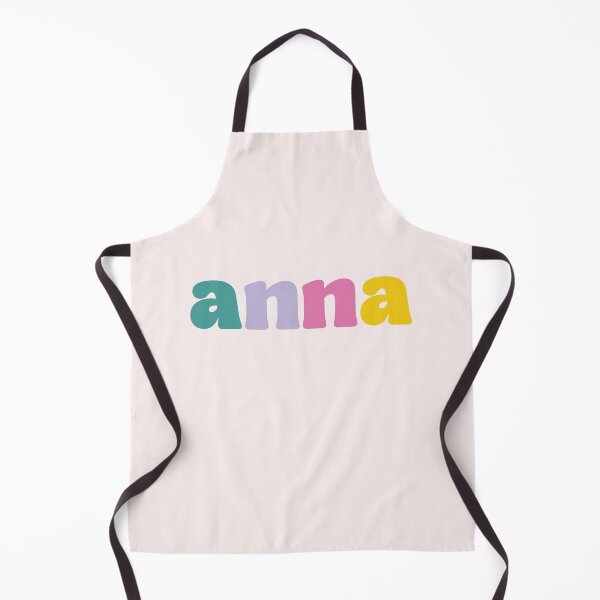 Item preview, Anna - Custom name on colorful block font designed and sold by To the Lua.