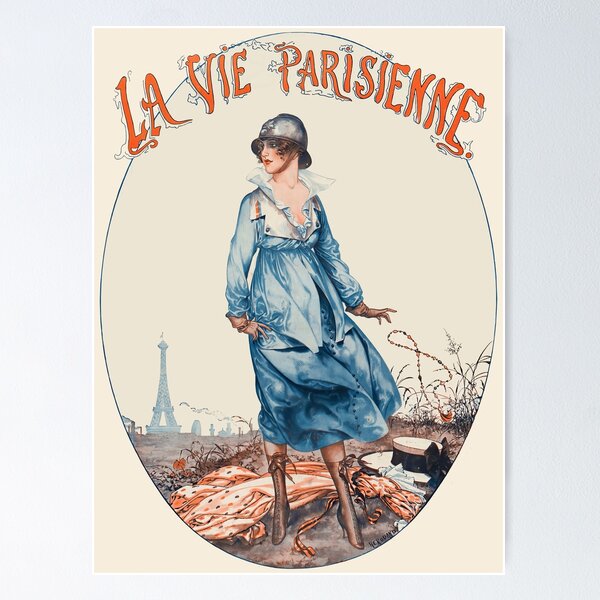 Item preview, La Vie Parisienne -Lutetia Juin MCMXVIII, Illustration by Chéri Hérouard - Art Deco designed and sold by elektronen.