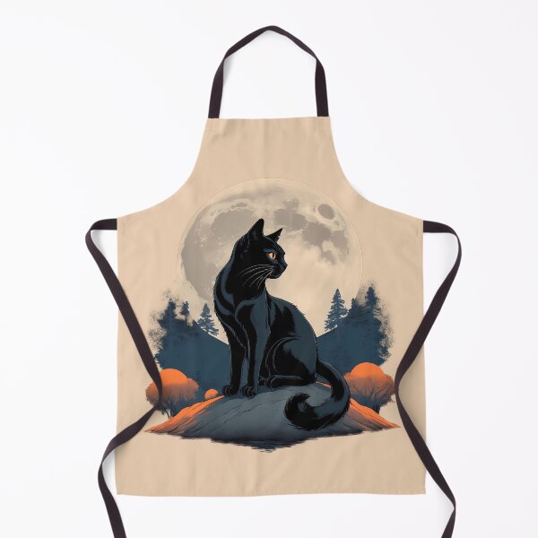 Item preview, Moonlit Guardian Cat designed and sold by PureXpress.