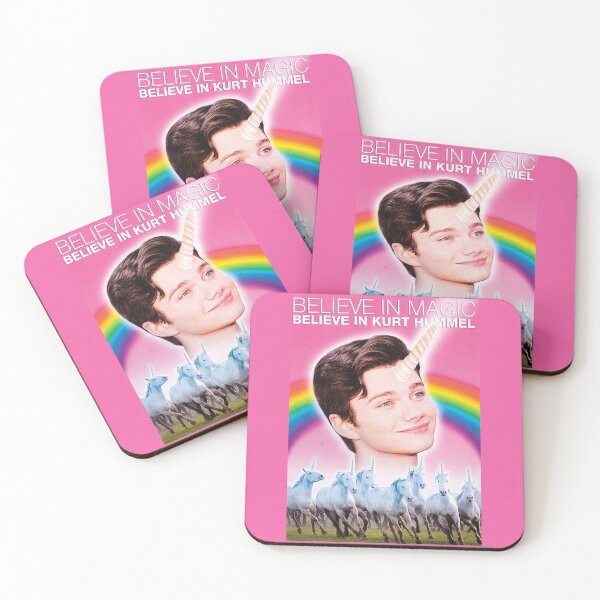 Item preview, glee believe in magic, believe in Kurt Hummel poster  designed and sold by sarahhelizz.