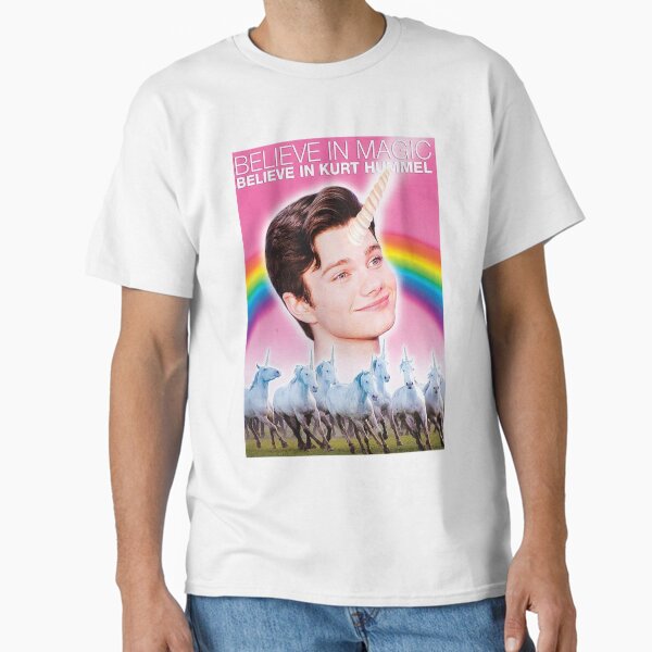 Artikel-Vorschau von Glee, glaube an Magie, glaube an Kurt Hummel Poster, designt und verkauft von sarahhelizz.