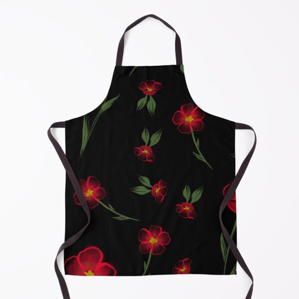 Item preview, Loose Watercolour Flowers- Black Background designed and sold by Illusyion-Arts.