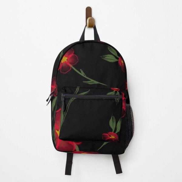Vista previa del artículo con la obra «Flores Sueltas De Acuarela- Fondo Negro», diseñado y vendido por Illusyion-Arts.