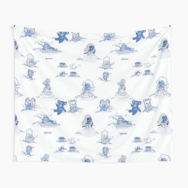 Aperçu de l'œuvre Mon Cher Bleu Toile  créée et vendue par Iheartnella.
