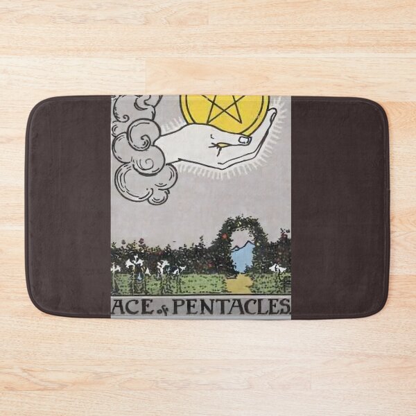 Item preview, Ace of Pentacles Tarot Card designed and sold by BougieSouthern.