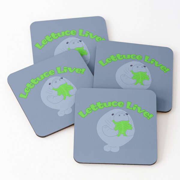 Item preview, Save the Manatees: Lettuce Live! designed and sold by CoastalCaptures.
