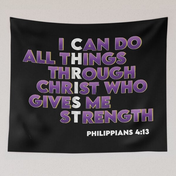 Item preview, I Can Do All Things PHILIPPIANS 4:13 designed and sold by DestinyReborn.