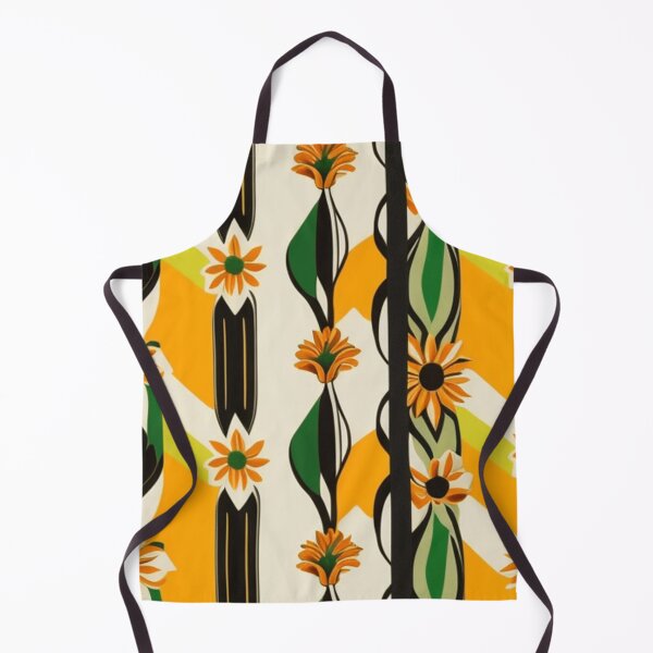 Item preview, Yellow floral stripes designed and sold by Roxburylane.