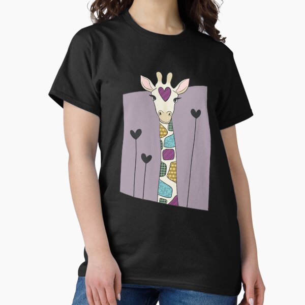 Item preview, Colorful Giraffe Folk Art designed and sold by Valerie Parker.