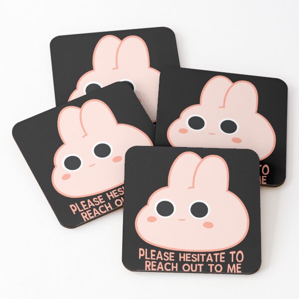 Item preview, Please hesitate to reach out to me funny bunny  designed and sold by Kawabijutsu21.
