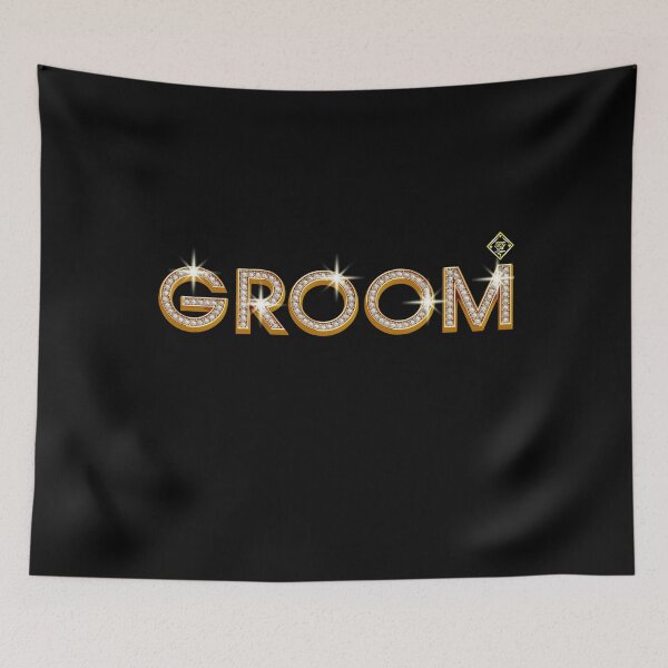 Item preview, rhinestone GROOM Bachelor Wedding Marriage Husband designed and sold by TANGELLACOUTURE.