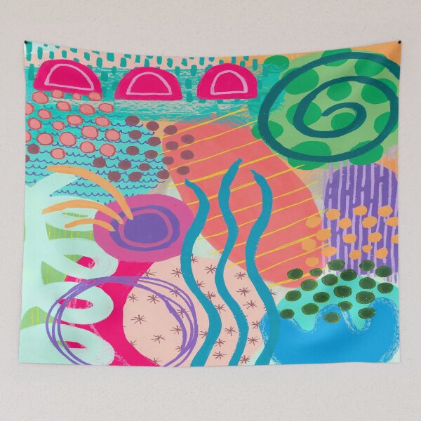 Item preview, Abstract with lots of colorful layers designed and sold by ewartick1.