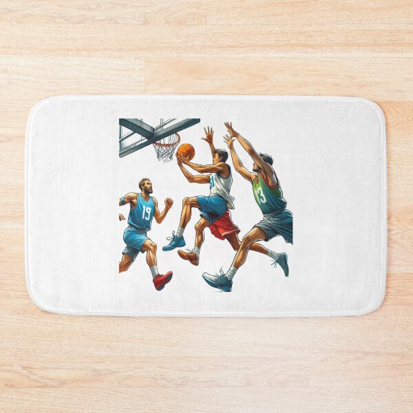 Item preview, Men play basketball game designed and sold by MigWhimsy.