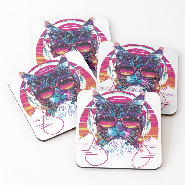Item preview, Cool Cat(Retro Vibes Cat) designed and sold by put1mali19.