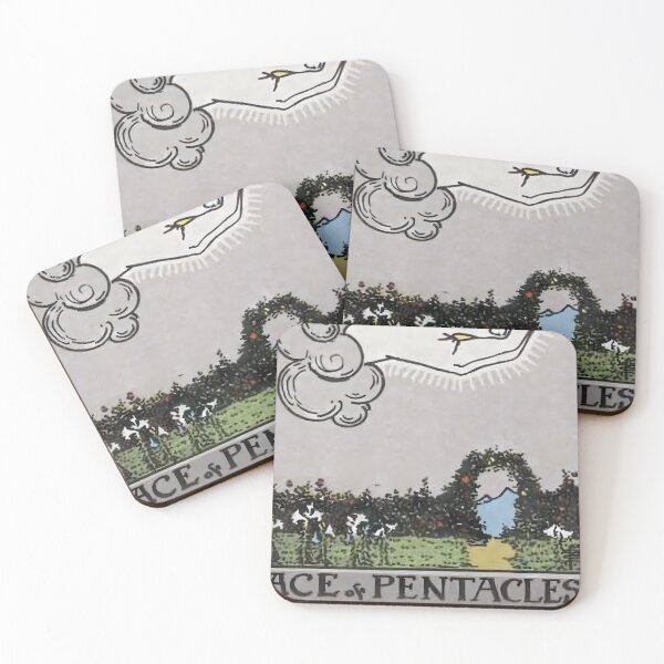 Item preview, Ace of Pentacles Tarot Card designed and sold by BougieSouthern.