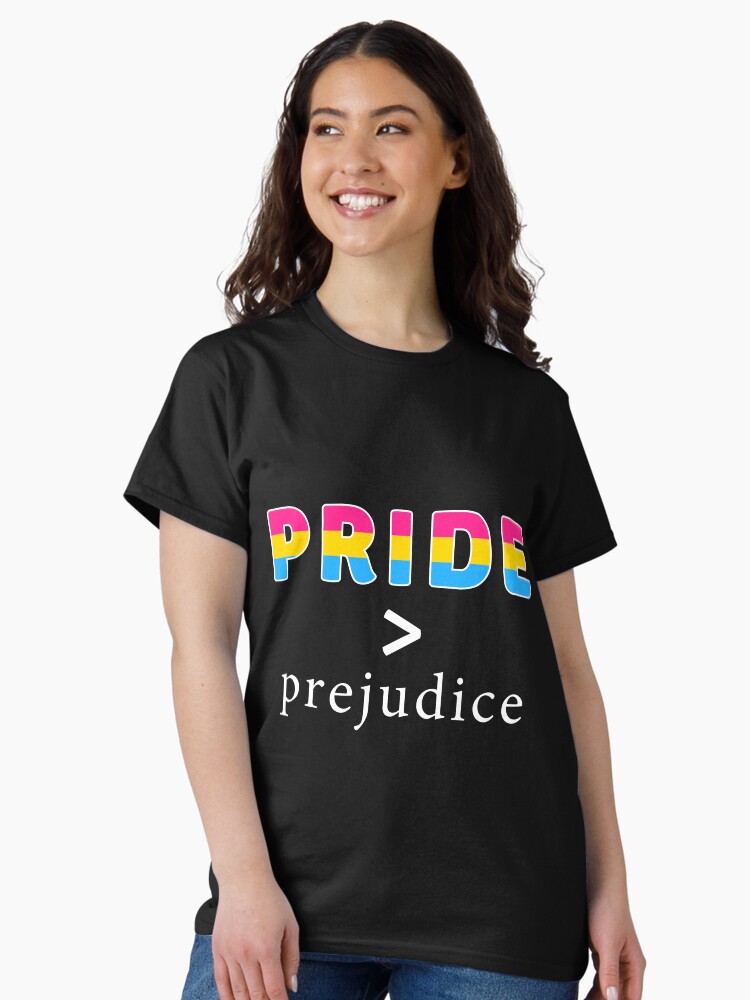 Thumbnail 1 of 7, Classic T-Shirt, Pride & Prejudice Pansexual Pride designed and sold by AmateurAusten.