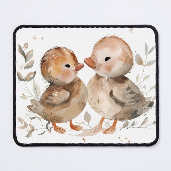 Item preview, Lovely ducks couple drawing style designed and sold by Lemon-Monday.