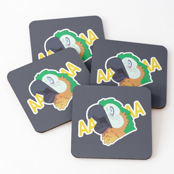 Item preview, “AAAAAA” Screaming Macaw designed and sold by RavenousStudio.