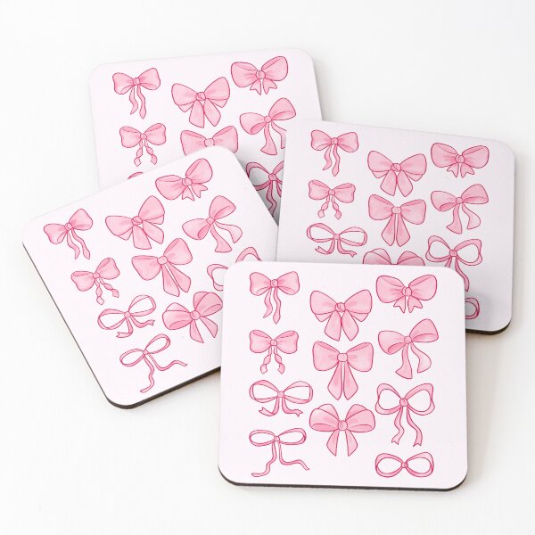Item preview, Coquette Bows, Pink bows, Girly girl, Coquette aesthetic, cottagecore designed and sold by RosieArtGallery.