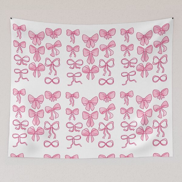 Item preview, Coquette Bows, Pink bows, Girly girl, Coquette aesthetic, cottagecore designed and sold by RosieArtGallery.