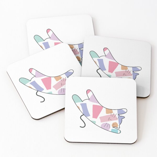 Item preview, Kitty with shapes designed and sold by Kinkalow.