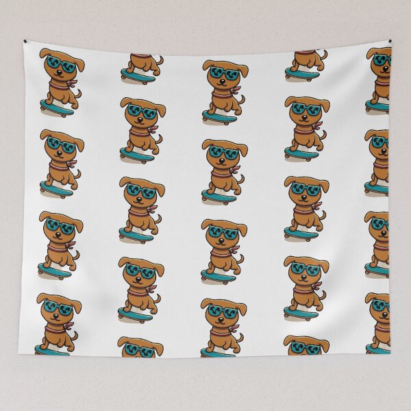 Item preview, SKATEBOARDING DOG designed and sold by DomGDesign.