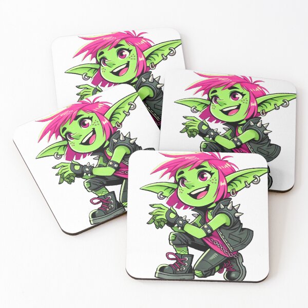 Item preview, Pink Haired Goblin Punk designed and sold by Grimmethy.