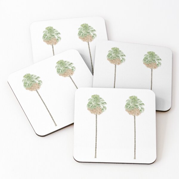 Item preview, The calmness of palms in white [Australian Cabbage tree palm] designed and sold by Hannah Mathews.