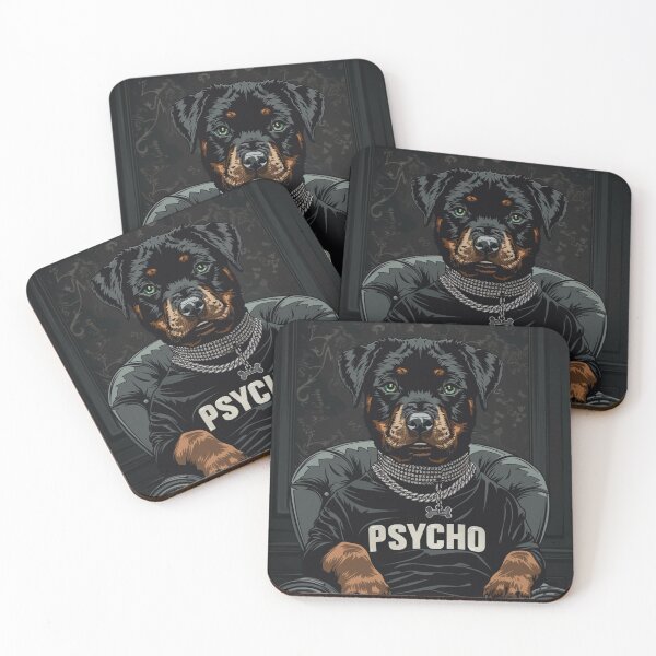 Item preview, Rottweiler psicópata mafioso designed and sold by Nocturne Paws.