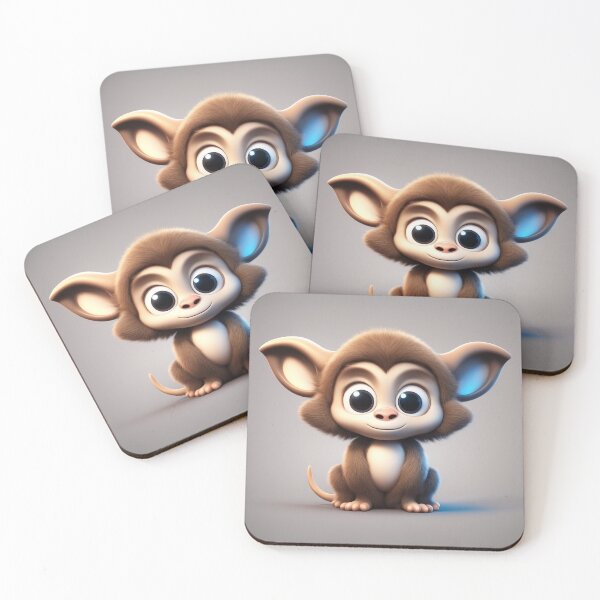 Item preview, Cute Monkey Bat Halloween Cartoon Vector Icon Illustration designed and sold by hjian8219.