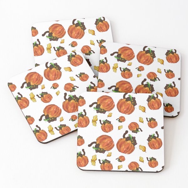 Item preview, Autumn kitty designed and sold by Whimsy Pose Illustrations.
