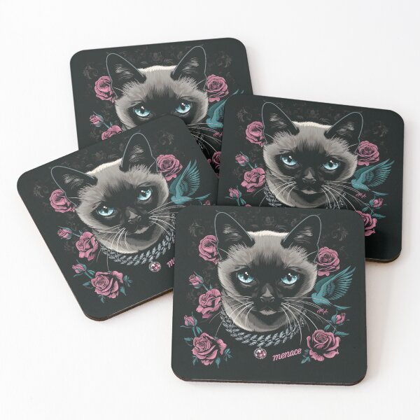 Item preview, Amenaza del gato siamés designed and sold by Nocturne Paws.