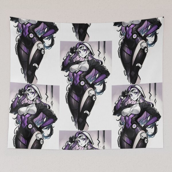 Item preview, Violet Haired Bionic Booty Beauty designed and sold by KillerCrafts.
