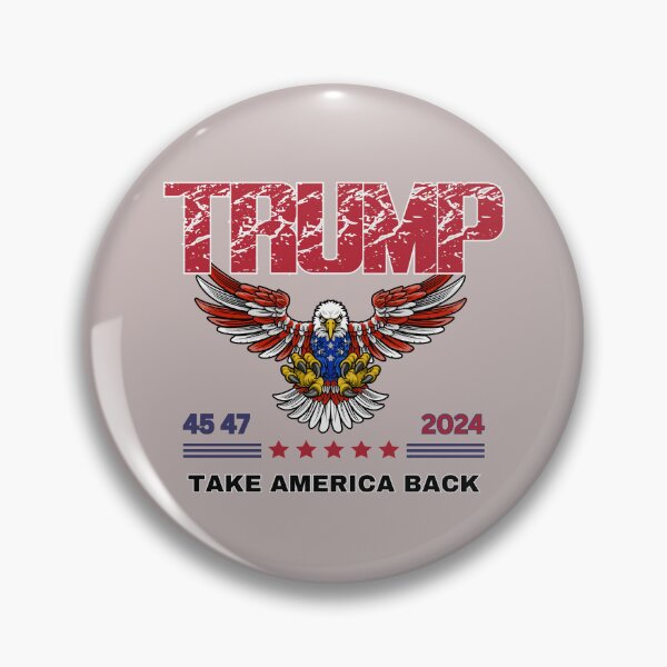 Item preview, TRUMP Take America Back 2024 45 47 designed and sold by PICKYMOM.