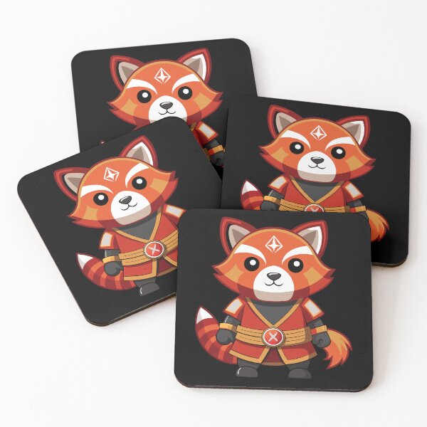 Item preview, Red Panda Warrior - Cute and Fierce Cartoon Hero designed and sold by BNCH44.