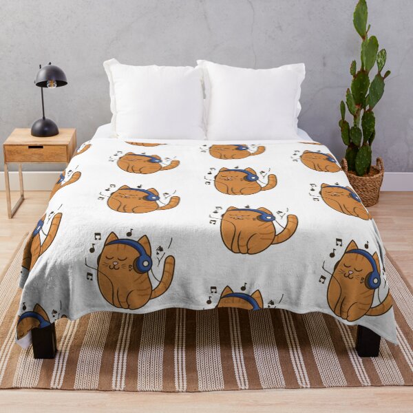 Item preview, CAT ENJOYING MUSIC designed and sold by DomGDesign.