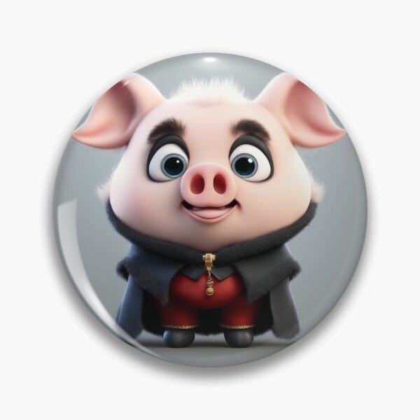Item preview, Cute Pig Dracula Vampire Cartoon Vector Icon Illustration designed and sold by hjian8219.