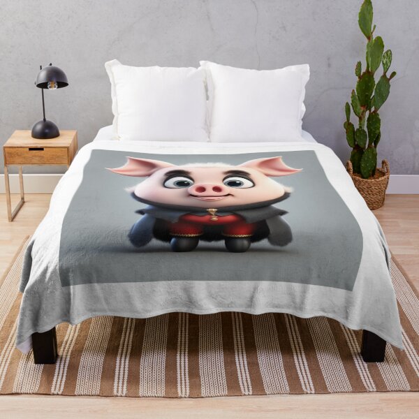 Item preview, Cute Pig Dracula Vampire Cartoon Vector Icon Illustration designed and sold by hjian8219.