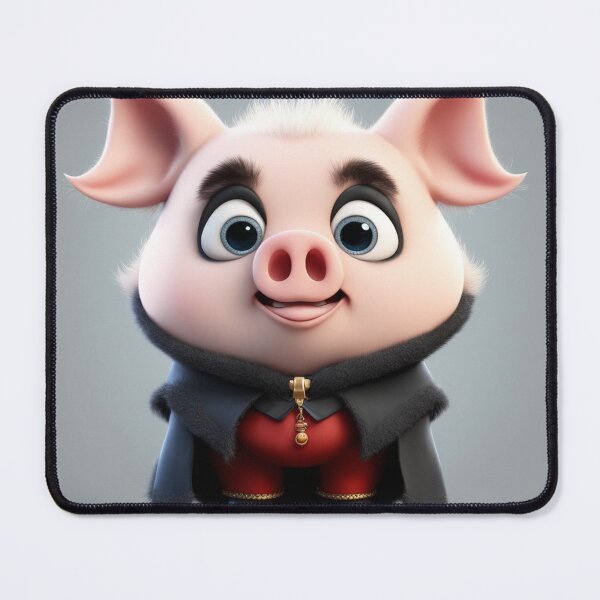 Item preview, Cute Pig Dracula Vampire Cartoon Vector Icon Illustration designed and sold by hjian8219.