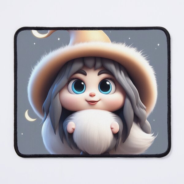 Item preview, Cute Witch Moon Cartoon Vector Icon Illustration designed and sold by hjian8219.