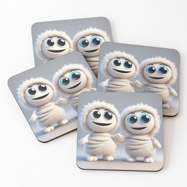 Item preview, Cute Mummy Couple Dance Cartoon Vector Icon Illustration designed and sold by hjian8219.