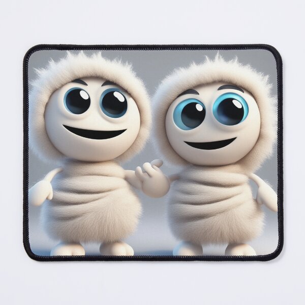 Item preview, Cute Mummy Couple Dance Cartoon Vector Icon Illustration designed and sold by hjian8219.