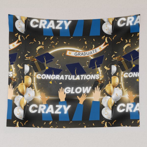 Item preview, Glow Crazy Congratulations on Your happy Graduation Straight Outta Essential  designed and sold by Luckangel.