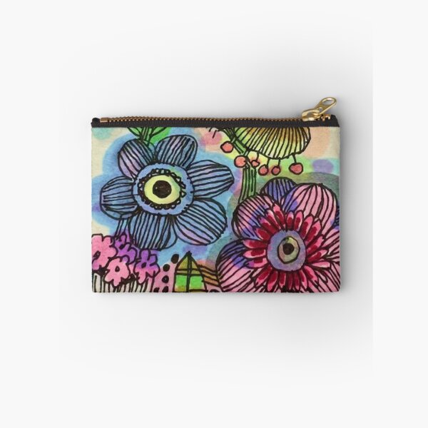 Item preview, Watercolor flowers floral markers, pen and ink  designed and sold by Melissa Karren.