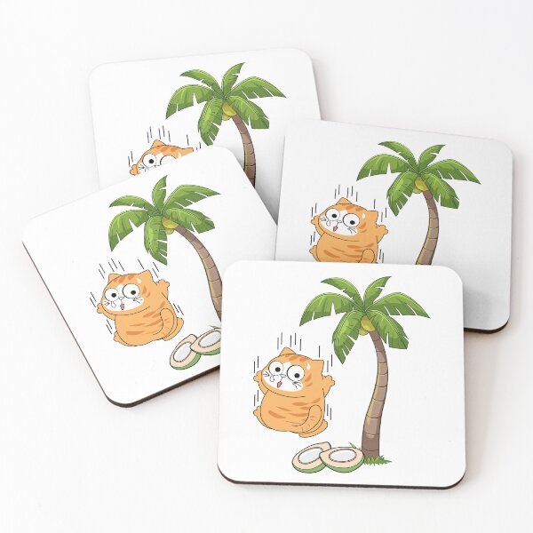 Item preview, Fell out of a Coconut funny design designed and sold by godleo.