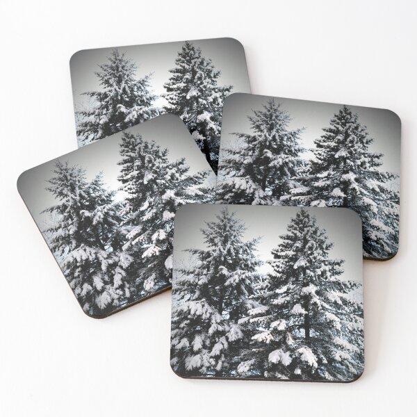 Item preview, Snowy Pines designed and sold by mommasmadegoods.