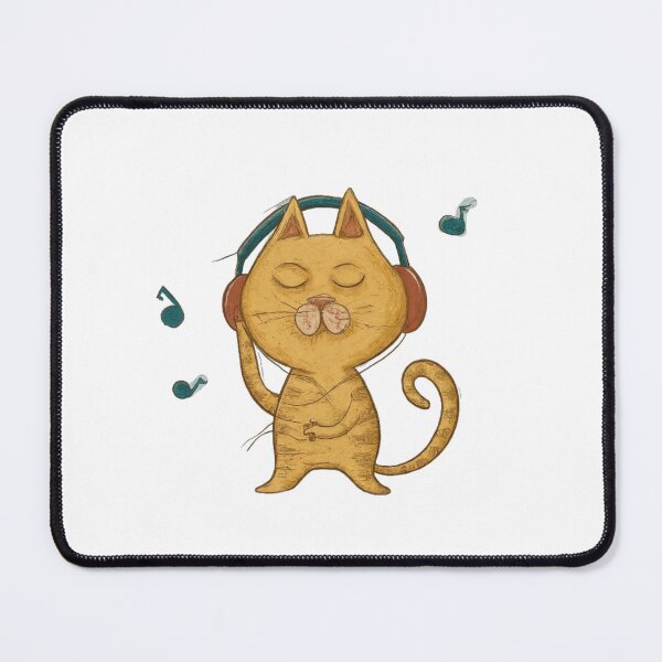 Item preview, MUSIC LISTENING CAT designed and sold by DomGDesign.